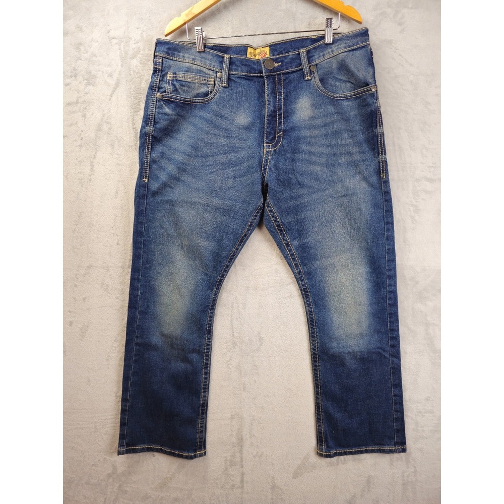 Wrangler 20X Jeans Men 38x29 Bootcut Medium Wash Cotton Denim Cowboy Westernwear